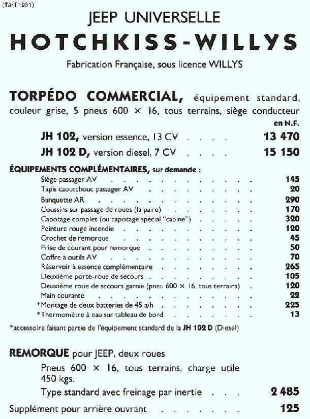 Image prix vente jh101